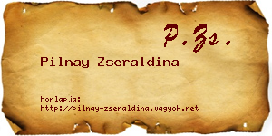 Pilnay Zseraldina névjegykártya